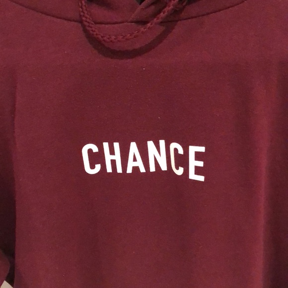 Chance the rapper women’s size small burgundy hoodie - Picture 2 of 6